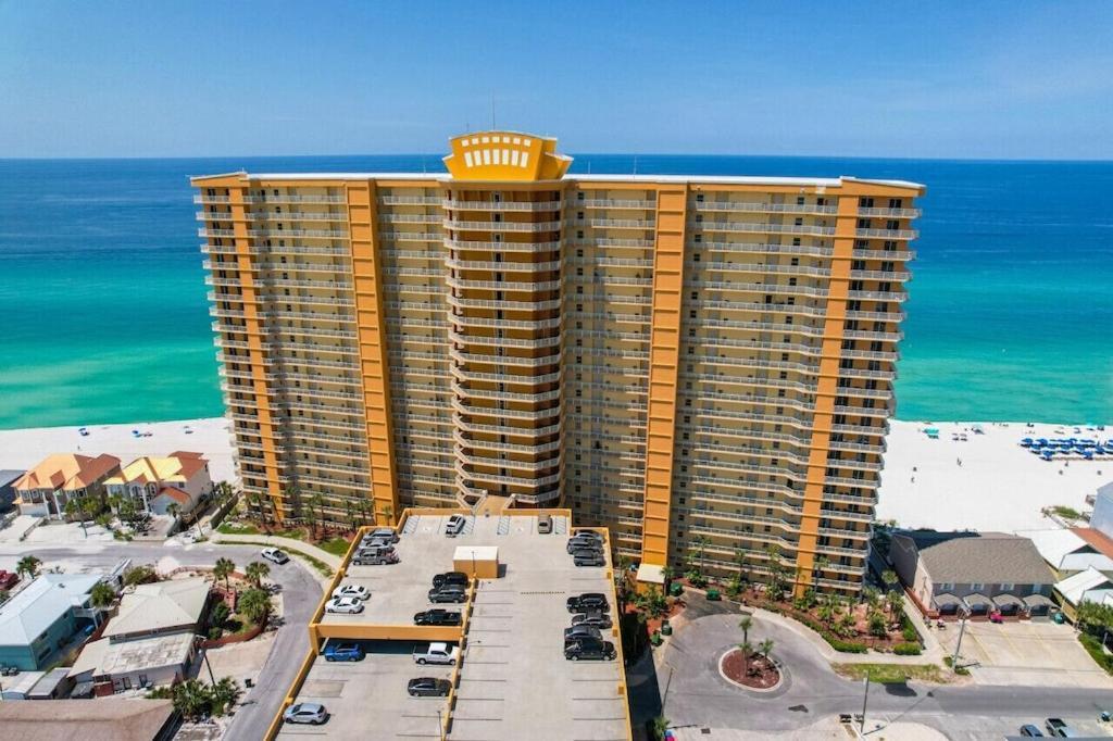 Treasure Island 707 - Gulf Front, Sunset Views, Heated Resort Pool & Hot Tub! Panama City Beach Exteriér fotografie